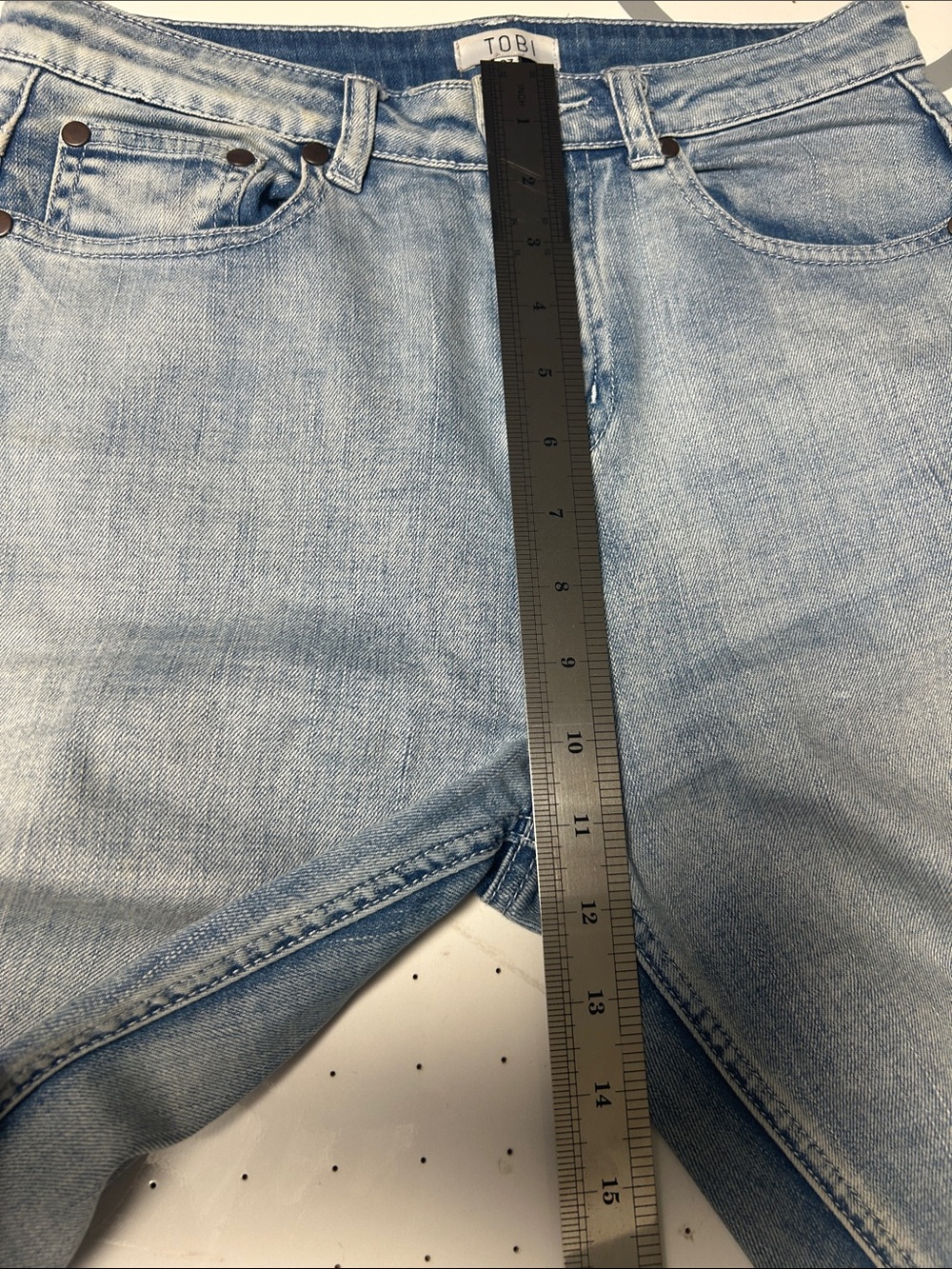 Tobi High Rise Jeans Non Distressed - Picture 8 of 9